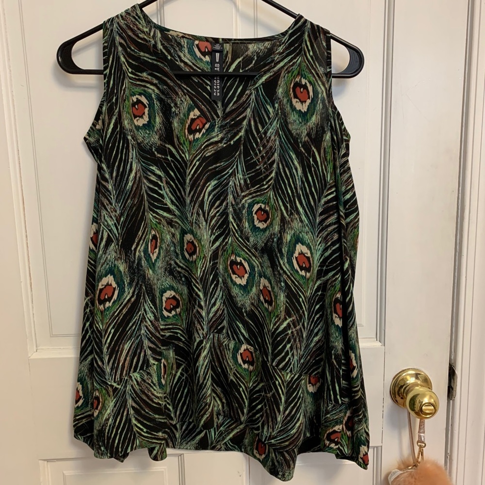 Design Lab Lord & Taylor Cold Shoulder Top